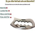 2X Stainless Steel Gua Sha Scraping Massage Tool Soft Tissue Mobilization Body Pain Scraping Tool. 
