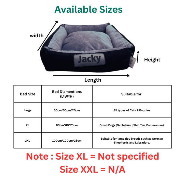Pet%20bed%20Cat%20and%20Dog%20bed%20from%20sizes%20Large%20to%202XL%20with%20free%20customized%20pet%20name%20-%20Image%202