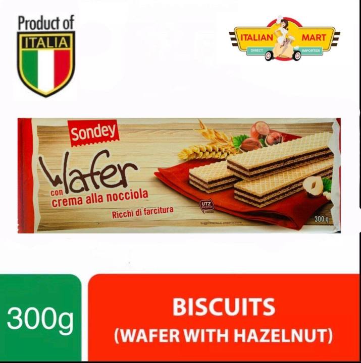Wafer Filled With Hazelnut Sondey 300g Made In Italy by Italian mart