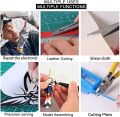 High Quality Pen Knife with 5 Interchangeable Sharp Blades  for Carving and Mat Cutting as a Mobile Phone PCB DIY Repair crafting knife sticker cutter paper cutter.  For precision cutting art and Tools. 