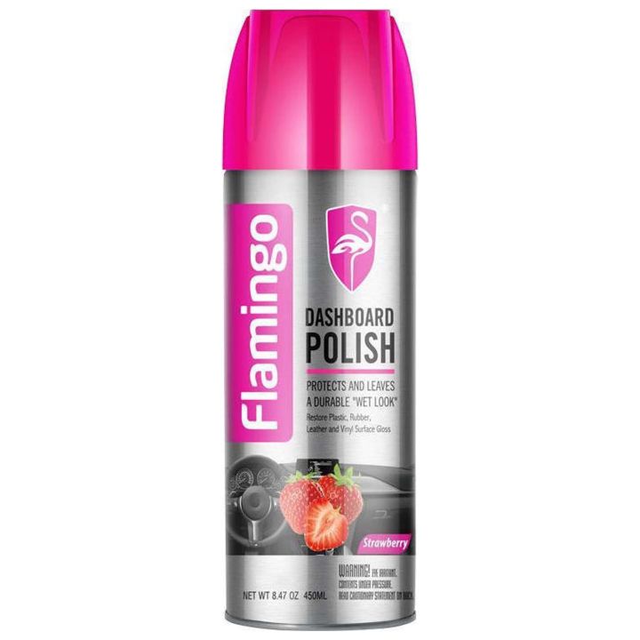 Flamingo Dashboard Polish - Strawberry 450ML