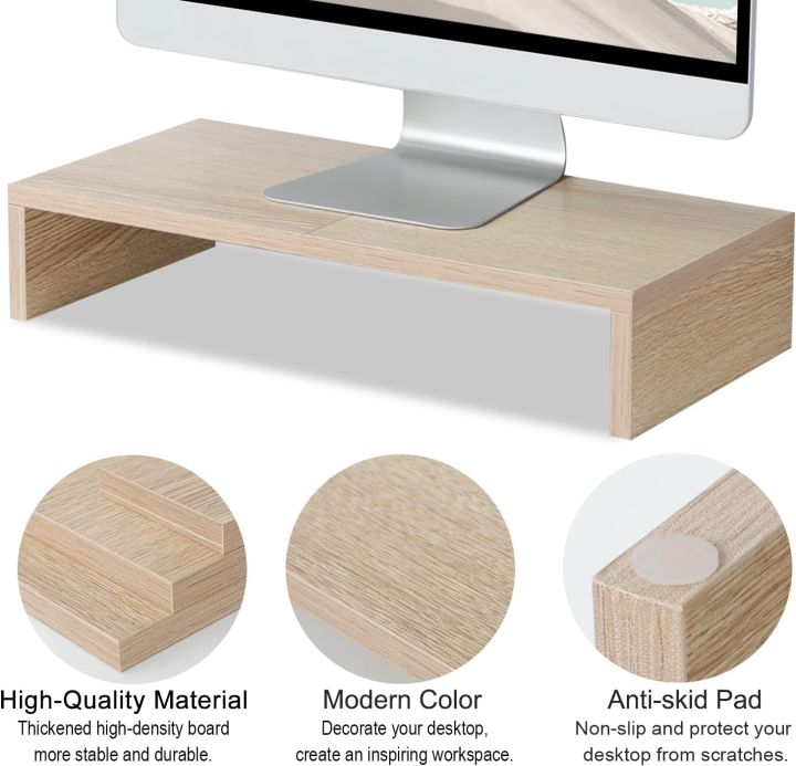 VTEC%20FURNITURE%20Modern%20Monitor%20Riser%20/%20Monitor%20Stand%20for%20Desk%20TV/Screen/PC/Printer/Laptop%20Riser%20/%20Computer%20Shelf%20with%20Storage%20TV%20Holder%20for%20Home%20Office%20-%20Image%208