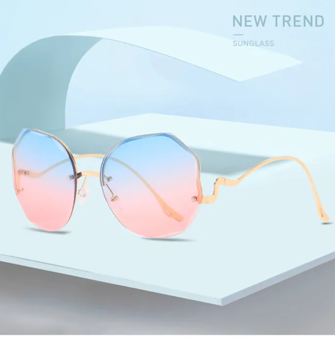RTBOFY%20Retro%20Polygon%20Framless%20Trim%20Sunglasses%20for%20Women%20Gradient%20Color%20-%20Image%206