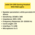 Jedel GH-269 Gaming Headset With RGB Lights GH112 Without RGB. 