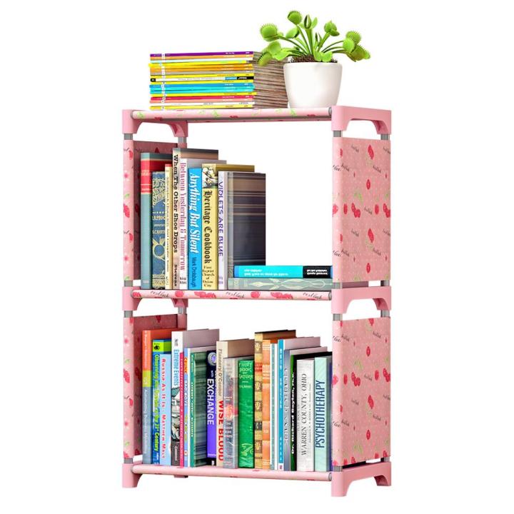 Migeet%203-Shelf%20Bookcase%20Book%20Shelves%20Bookshelf%20Storage%20Bin%20Books%20Display%20Shelving%20Unit%20Organizer%20-%20Image%203