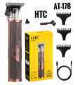 HTC AT-178 Rechargeable Professional Cordless Dragon Hair Beard Shaver Lithium Battery 0Mm Zero Cutting Clipper All Metal Hair Cutting Machine. 