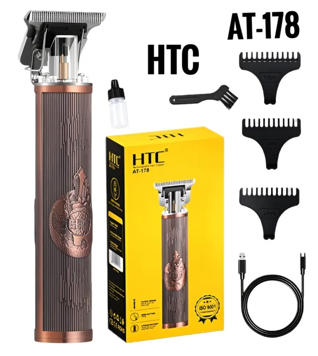HTC%20AT-178%20Rechargeable%20Professional%20Cordless%20Dragon%20Hair%20Beard%20Shaver%20Lithium%20Battery%200Mm%20Zero%20Cutting%20Clipper%20All%20Metal%20Hair%20Cutting%20Machine%20-%20Image%204