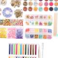Resin Decoration Accessories Set Repairing Women Girls Tools Epoxy Art Decor. 