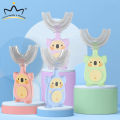 Cartoon Koala U-shaped Baby Toothbrush Soft Silicone Kids Teeth Oral Care Cleaning Safety Baby Boy Girl Children Toothbrush. 