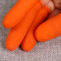 【Ship Out Within 24H】100PCS Non-slip Natural Latex Nail Art Tool Fingertip Protective Protector Gloves Orange Finger Cots Rubber Gloves Finger Cover. 