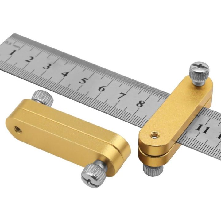 Portable Adjustable Steel Ruler Positioning Block Aluminium Alloy ...