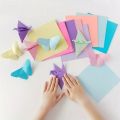New A4 Origami Paper 10 Colors Random Multipurpose Printer Paper Copy Paper. 