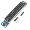 MAX7219 Dot Matrix Module Microcontroller Display Module MCU LED Display Control Module For Arduino 5V DIY Kits 4 in 1 Red/Green. 