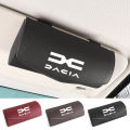 Car Sunglasses Storage Box Sun Visor Eyeglasses Case For Dacia Duster Logan Sandero Lodgy Dokker Stepway Mcv 2 Solenza Largus. 