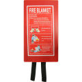 Fire Blanket - White - 1.0M X 1.0M - Emergency Fire Blanket Suppression Blanket, Home Fire Extinguisher Car, Emergency Blankets for Survival Blanket, Fire Blankets Emergency for People. 