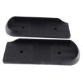 1 Pair Elliptical Machine Pedals Resistance Elliptical Machine Pedal for Gym and Home Black. 