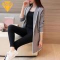 Casual Women Jacket Stylish Women's Fall Winter Jacket Open Stitch Cardigan Warm Coat with Pockets Southeast Asian Buyers' Favorite Women Winter Jacket. 