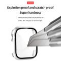 Tempered Glass Film PC Watch Case For Apple Watch Series SE 3&SE 2&6&SE&5&4 44mm. 