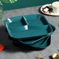 PP Dinner Plate For Portion Control Reusable Food Tray For Adults On A Diet Reusable Food Dish With Portion Control PP Portion Control Tray For Adults Diet Portion Control Plate For Home Kitchen. 