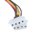 15Pin SATA male to double 4 pin molex female ide hdd power harddrive cable. 
