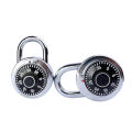 Code Lock Round Dial Number Padlock Zinc Alloy Combination Rotary Padlock Door Lock Suitcase Travel Luggage Anti-theft for Bag, Suitcase, Backpack, Gym Lockers Security. 