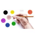 Inch 100-500Pcs Label Chroma Different Dot Stationery Color-Code Stickers 1 8(500Pcs). 