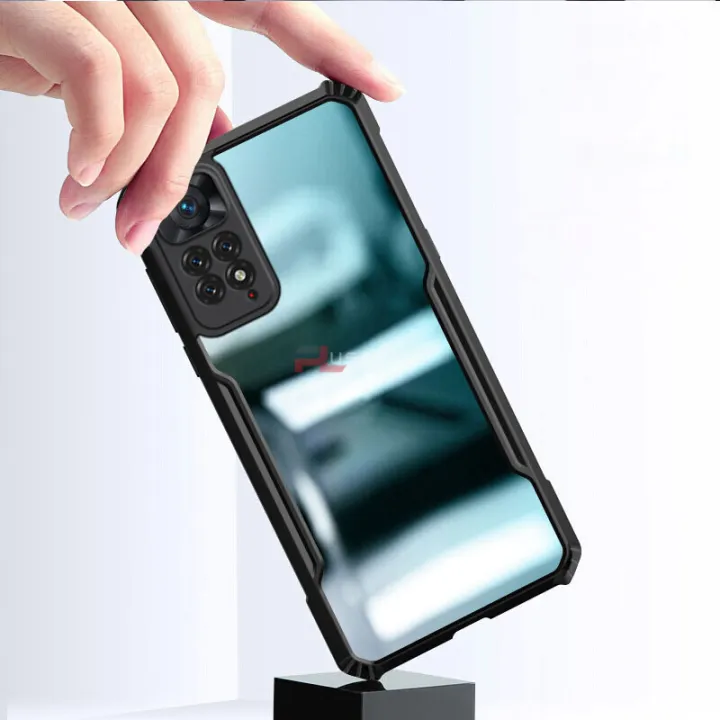PlusCase%20for%20Xiaomi%20Redmi%20Note%2011%20Pro%204G%20/%205G%20Case%20Air%20Cushion%20Hard%20Clear%20Shockproof%20Back%20Cover%20-%20Image%204