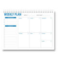 Weekly Planner Planning Notepad To-do Planner Daily Schedules Achieve Your Goals. 