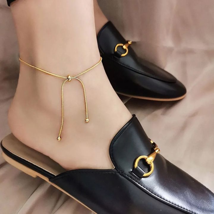 Fashion%20Ladies%20Steel%20Ankle%20Bracelets%20Drawable%20Tassel%20Girls%20Women%20Beach%20Anklet%20On%20Leg%20Foot%20Jewelry%20Snake%20Bone%20Chain%20Ins%20Style%20Adjustable%20-%20Image%202
