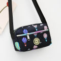 Bags for the Elderly Grandma Crossbody Small Square Bag Printed Nylon Women's Bag Oxford Cloth Shoulder Bag Casual Canvas Bag. 