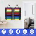 2Pcs Martial Arts Belts Organizer Holder Kids Wall Hanging Muay Thai. 