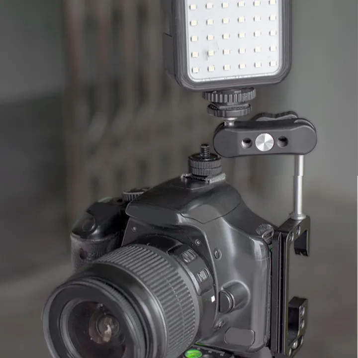 Mini%20Articulating%20Arm%20Aluminum%20Alloy%20Compact%20Wide%20Compatibility%201/4in%20Screw%20Hole%20Portable%20Articulating%20Arm%20for%20LED%20Video%20Light%20-%20Image%207