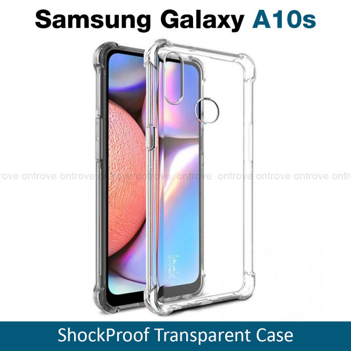 Samsung Galaxy A10s Transparent Shockproof ThickBallon Case - Clear TPU Bumper Case For Galaxy A10s Back Cover Premium Quality Anti Shock Airbag Phone Case