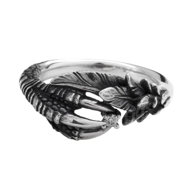 Chiba%20Japan%20Nose%20Master%20Silver%20Jewelry%20bloodymary%20Surprise%20Series%20Alloy%20Silver%20%5B%20Blackbird%20%5D%20Ring%20-%20Image%203