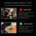 Automotive LED Circuit Tester 6-24V Test Light with Dual Probes 47 Inch Antifreeze Wire Alligator Clip for Testing. 