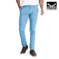 Moose Men’s Slim Fit Chino Pant - Sky Blue. 