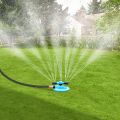 3 in 1 Garden Floor Sprinkler 360° Automatic Rotating - Garden Tap - Fan Type. 
