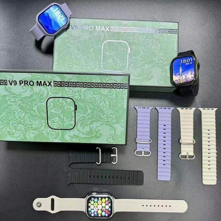Latest%20Smart%20Watch%20V9%20Pro%20Max%202.1%20Inch%20Amoled%20Big%20Screen%20Intelligence%20True%20Buckle%20Bluetooth%20Call%20Ai%20Assistant%20Nfc%20Smartwatch%20-%20Image%206