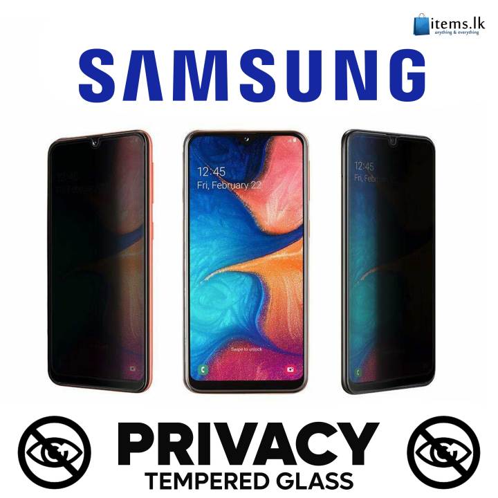 Full Cover Private Screen Protector For Samsung A21s A51 A11 A12 A32 A52 M11 M21 M31 M51 Anti-spy Tempered Glass Privacy Premium Glass Film