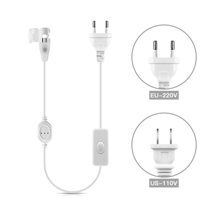 US Plug 110V LED Tape Light Switch line,EU Plug For 220v COB LED Strip ...