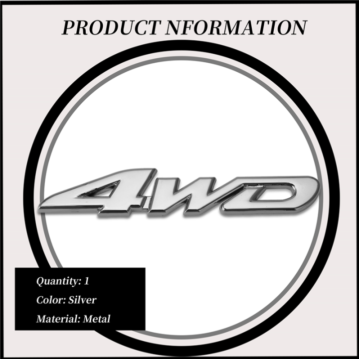 CGearuppt%204WD%20Displacement%20Car%20Chromed%20Emblem%20Badge%20Car%20Sticker%20Logo%20-%20Image%206