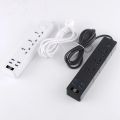 Power Strip Socket Universal Multi Plug 1 2 3 Outlest 110~250V 4 USB 5V 2.1A 2500W Black White Extension Cord Electric Sockets. 