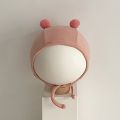 Fashion Cotton Newborn Cap Bear Ear Breathable Baby Ear Protection Cap Infant Strappy Hat Spring Autumn. 