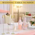 Table Numbers Table Number 1-20 for Wedding Reception 12 Inch with Sturdy Holder Base. 