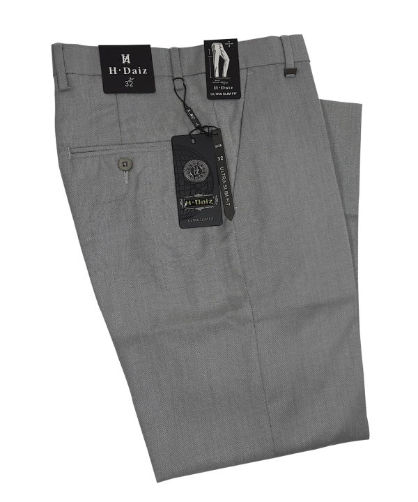 H.Daiz Men's Ultra Slim Fit Formal Pant - Formal Trouser  - Office Trouser - Formal Suit Pant