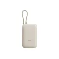 Xiaomi Pocket Power Bank 10000mAh 22.5W Fast Charging| (Integrated Cable) Inbuilt Cable|Slim & Compact|Power Delivery|QC 3.0|Type-C Input & Output|3 Output Ports - P15ZM. 