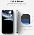 SD High Quality Premium Protective Tempered Glass For iPhone 15 Pro Tempered Glass Super D Shining Curved Edge Film Full Glue Cover iPhone Screen Protector. 
