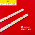 2pcs/set Led backlights Strip AOT_40_NU7100 for 40"TV UE40NU7125 UE40NU7192 UE40NU7199 UE40NU7190 UE40NU7180 BN96-45955A. 