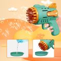 【HOT】 29 Holes Bubble Machine Electric Automatic Soap Rocket Bubbles Machine Portable Outdoor Party Toy Kids Gifts Birthday Gift. 