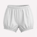 White Scallop School Panties (6 Pcs Pack). 